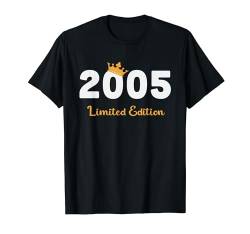 19. Geburtstag Junge Mädchen 19 Jahre 2005 Lustig Geschenk T-Shirt von Geburtstagsgeschenk Damen Herren 2005 Geschenkidee