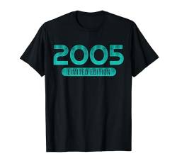 19. Geburtstag Junge Mädchen 19 Jahre 2005 Lustig Geschenk T-Shirt von Geburtstagsgeschenk Damen Herren 2005 Geschenkidee