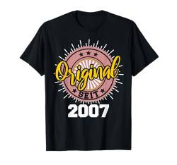 17. Geburtstag Junge Mädchen 17 Jahre 2007 Lustig Geschenk T-Shirt von Geburtstagsgeschenk Damen Herren 2007 Geschenkidee