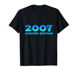 17. Geburtstag Junge Mädchen 17 Jahre 2007 Lustig Geschenk T-Shirt von Geburtstagsgeschenk Damen Herren 2007 Geschenkidee