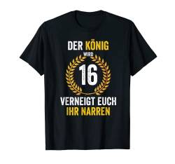 16 Geburtstag Geschenke Geburtstagsdeko Für Jungen T-Shirt von Geburtstagsgeschenk Deko Und Geschenkideen Shop