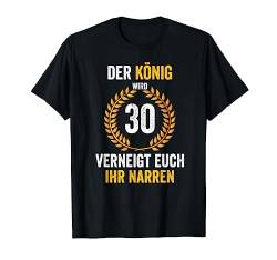 30 Geburtstag Geschenke Geburtstagsdeko Für Männer T-Shirt von Geburtstagsgeschenk Deko Und Geschenkideen Shop