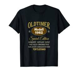 60th Birthday Womens Mens 60 Years 1962 Funny Gift T-Shirt von Geburtstagsgeschenk Mann Frau 1962 Geschenkidee