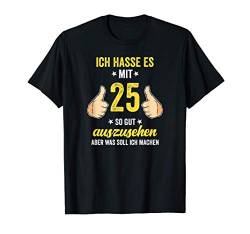 25 Geburtstag Geschenke Für Männer Frauen Geburtstagsdeko T-Shirt von Geburtstagsgeschenk Und Geschenkideen Deko Shop