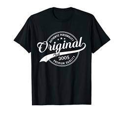 Original Seit 2005 15. Geburtstag Geschenke 15 Jahre alt 00 T-Shirt von Geburtstagsgeschenke Nach Baujahr Und Jahrgang