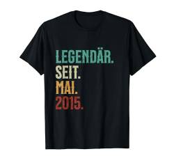 Legendär. Seit. Mai. 2015. Retro Birthday T-Shirt von Geburtstagsgeschenke für Männer und Frauen