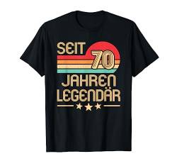Seit 70 Jahren Legendär 70. Geburtstag Retro 70 Jahre Party T-Shirt von Geburtstagsidee Frauen Männer Mädchen Jungs Kinder