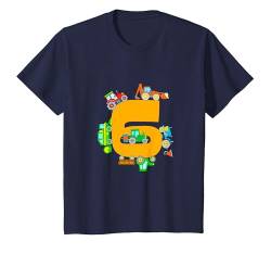 Kinder Traktor Geburtstagsshirt Jungen Geburtstag 6 Jahre T-Shirt von Geburtstagsshirts für Jungen 6 Jahre