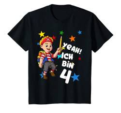 Kinder Geburtstagsshirt 4.Jahre Junge Piraten Shirt Kind Geburtstag T-Shirt von Geburtstagsshirts für Kinder Geburtstag Geschenk