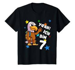 Kinder Geburtstagsshirt 7. Jahre Mädchen Junge Adler Shirt Kinder T-Shirt von Geburtstagsshirts für Kinder Geburtstag Geschenk