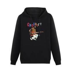 GediZ Chuck Berry Hoody with Kangaroo Pocket Sweatershirt Hoodie Mens Black L von GediZ