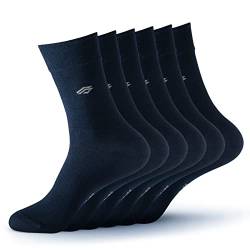 Geesy Bambus Socken Damen und Herren (39-42, Marine Blau | 6er Pack) von Geesy