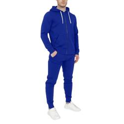 Gefomuofe Herren Jogginganzug Trainingsanzug Baggy Sportanzug Basic Freizeitanzug 2 Piece Jogginganzug Set mit Taschen Leichte Trainingsanzug Sportanzug Tracksuit und Jogginghosen Y2K für Herren von Gefomuofe