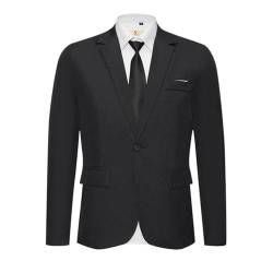 Gefomuofe Herren Modern Sakko Sportlich Freizeit Jackett Anzugjacke Regular Fit Modern Anzugjacke Anzugjacke Elegant Suit Cocktail für Männer Klassisch Jacke von Gefomuofe