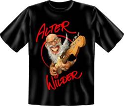 Geburtstag T-Shirt Alter Wilder Fun Shirt 4 Heroes geil Bedruckt mit Spassvogel Urkunde von Geile-Fun-T-Shirts