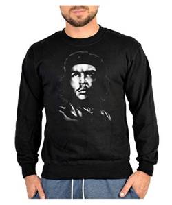 Herren Sweatshirt - Che Guevara - Geile Männer Sweater schwarz Geburtstag Geschenk cool Bedruckt von Geile-Fun-T-Shirts