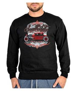 Herren Sweatshirt - Southside Hot Rod Shop - Geile Männer Sweater schwarz Geburtstag Geschenk cool Bedruckt von Geile-Fun-T-Shirts