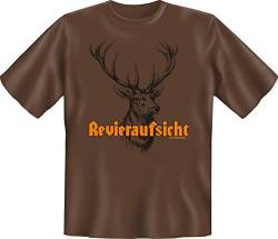 Jäger T-Shirt Revieraufsicht Jagd Fun Shirt 4 Heroes Geburtstag Geschenk geil Bedruckt mit Urkunde von Geile-Fun-T-Shirts