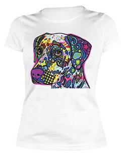 Lady Shirt Neon Dalmatiner Collie Shirt 4 Heroines Girlie T-Shirt Hund Geburtstag Geschenk geil Bedruckt von Geile-Fun-T-Shirts