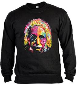 Pop Art Style Sweatshirt Neon Albert Einstein Sweater 4 Heroes Geburtstag Geschenk geil Bedruckt von Geile-Fun-T-Shirts