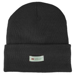 3M Thinsulate Skull Cap - Acryl Strick Thermo Beanie - Wintermütze für Damen und Herren, Schwarz, Einheitsgröße von Gelante