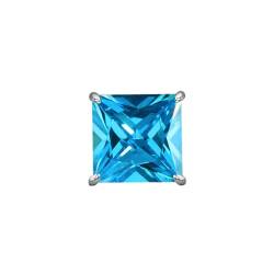 GemKing R0351 925 silver 8 carat princess 12 * 12 high carbon diamond ring for women von GemKing