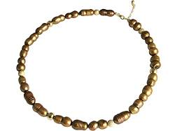 Gemshine Damen-Perlenketten Vergoldet Perle CCahg2o_mfn von GemShine