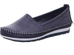 Gemini 003122-01 Schuhe Damen Ballerina Slipper Mokassins, Größe:38 EU, Farbe:Blau von Gemini