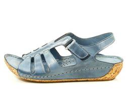 Gemini 32006-02 Schuhe Damen Sandalen Sandaletten, Größe:37 EU, Farbe:Blau von Gemini