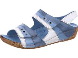 Gemini Damen Sandalen Sandaletten Slingback 032003-02, Größe:38 EU, Farbe:Blau von Gemini