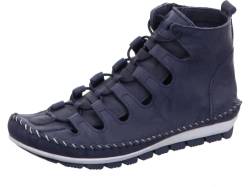 Gemini Damen Stiefelette Leder Reißverschluss 382175-01, Größe:38 EU, Farbe:Blau von Gemini