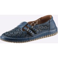 Witt Weiden Damen Slipper royalblau von Gemini