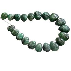 Gems For Jewels Damen-Rondelle-Perlen, 3 mm – 4 mm, schlichte Smaragd-Perlen, schlichte Smaragd-Perlen für Schmuck, originaler Smaragd, 17,8 cm von Gems For Jewels
