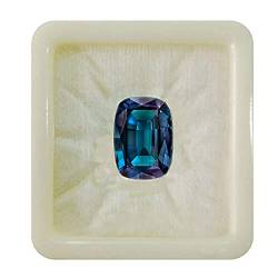 Gemsonclick Alexandrite kalibrierte Rechteckkissen Form Lose Edelstein -Facetten -Chakra -Heilung Juni Geburtsstein Jungfrau Zodiac Astronomie AstrologieSchmuck, die handgezogene 4 Karat machen von GemsOnclick