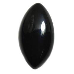 Gemsonclick echte Marquise Form Bead Black Onyx 9 Karat astrologische lose Edelstein zum Großhandelspreis von Gemsonclick