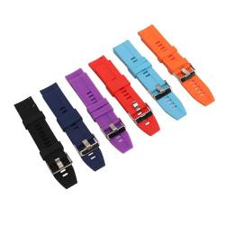 Armband, Verschleißfest, 6 Stück, Smartwatch-Armband, Bequem für Frauen für den Täglichen Gebrauch (Rot Lila Blau Dunkelblau Orange Schwarz) von Generic