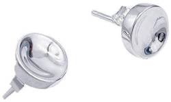 Armreif S925 Japan und Südkorea Einfache Konkave Runde Oberflächenohrringe Mode und Frauen Design Mode Ol Ohrringe, Ohrringe, 925 Silber von Generic