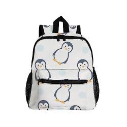 BALII Pinguin Kinder Rucksack, Kleinkind Vorschultasche Kindergarten Schultasche Kindergarten Reisetasche für Mädchen Jungen, pinguin, 15.24 x 25.4 x 30.48 CM von Generic