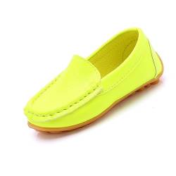 Baby Sneaker Mädchen 16 Weiche Slipper für, kleine Kinder, und Mädchen, zum Hineinschlüpfen, Kleid, Flache Schuhe, Bootsschuhe, Freizeitschuhe Turnschuhe 32 Mädchen (Yellow, 34 Big Kids) von Generic
