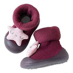 Baby Sockenschuhe Enfants Hausschuhe Babyhausschuhe Kinder Hausschuhe Krippe Enfants Hausschuhe Baby Schuhe Jungen Mädchen Baby Sneaker für Baby Jungen Mädchen von Generic