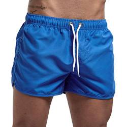 Badehosen für Herren Badeshorts Herren Shorts Boardshorts Schwimmhose Trainingshose Kordelzug Shorts Freizeit Kurze Männer Schwimmhose Sporthose kurz Sports Running Swim Shorts von Generic