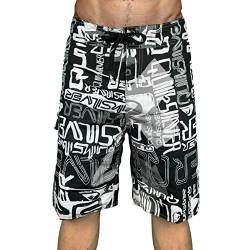 Badeshorts Herren Herren Badehose Lässige Bunt Badeshorts Knielang Lang Schnelltrocknend Boardshorts Mit Mesh-Futter Verstellbarem Tunnelzug Badehose für Herren von Generic