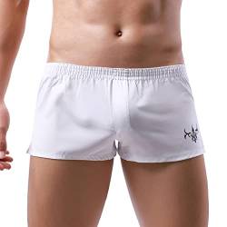 Badeshorts für Herren Badehose Kurz Badehosen Männer Eng Schwimmhose Boxer Badepants Wassersport Kurze Hose Schnelltrocknende Strandshorts von Generic