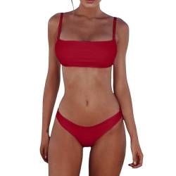 Bikini-Sets FüR Damen Bikinis Triangel Bikini Sexy Bandeau Bikini, Bikini GroßE Oberweite String Bikini Micro Bikini Sexy Badebekleidung Bikini Bikini Damen Push Up FüR Kleine BrüSte von Generic