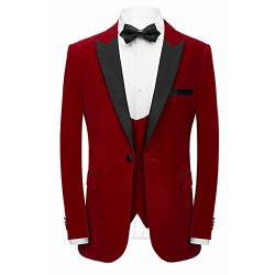 Blazer Herren Sakko Samt Slim Fit Männer Blazer Modern Sportlich Freizeit Leichte Jacket Anzugjacke Eine Knopf Sakko für Business Hochzeit Formal Anzugjacke Herrensakko Sakko von Generic