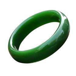 Burmesischer Jade Armreif für Frauen, Jaspis Jade Armband, Hetian Spinatgrün Geschenk für Mama von Generic