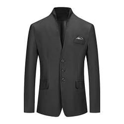 Business Blazer Herren Sakko Sportlich Slim Fit Blazer für Hochzeit Freizeit Party Abschlussball Männer Modern Freizeit Jackett Business Anzugjacke Luxus Stilvoll Anzugjacke Blazer von Generic