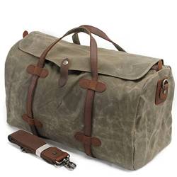 Canvas-Reisetasche Damenhandtasche Lässige Kurzstrecken-Kuriergepäcktasche mit großem Fassungsvermögen Herren (Farbe: A, Größe: 1) von Generic