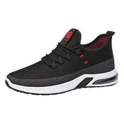 Coole Schuhe Herren Sheet Männer Laufschuhe Mesh atmungsaktiv Sport sommerliche Schuhe Schuhe Herren Rot 42 von Generic