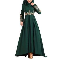 Damen Gebetskleidung Islamische Roben Damen Dubai Kleidung Strickjacke Ramadan Kleid Muslimisches Kleid für Damen Islamischer Robe mit Länge Hijab Arabische Kaftan Kleid Frauen Kleid Muslimische von Generic